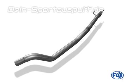 Fox Edelstahl Vorschalldämpfer-Ersatzrohr Opel Corsa B
