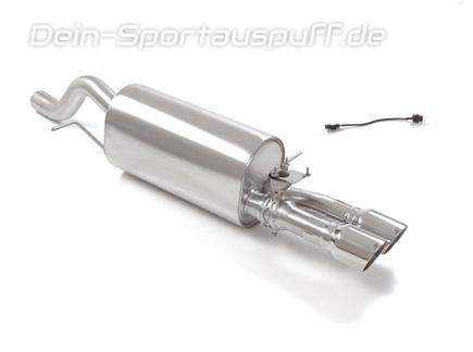 Ragazzon Edelstahl Sportauspuff inkl. Klappensteuerung Ford Fiesta ST MK8 Typ JHH 2x90mm rund scharfkantig abgeschrägt