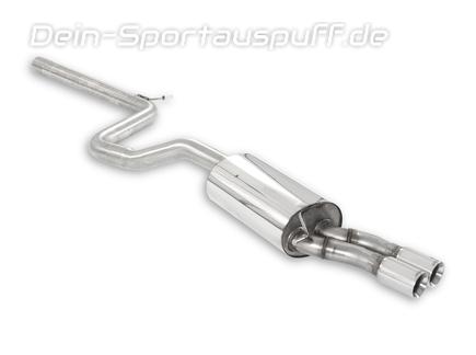 Milltek Edelstahl Sportauspuff-Komplettanlage ab OPF Audi A1 40TFSI Typ GB 2x76mm rund doppelwandig