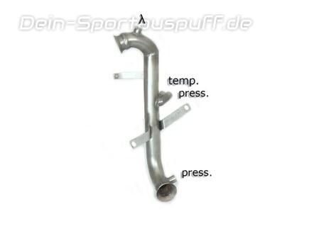 Ragazzon Edelstahl Kat- und Partikelfilter-Ersatzrohr Citroen DS3