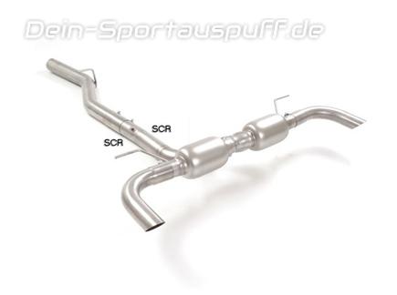 Ragazzon Edelstahl Duplex Sportauspuff Alfa Romeo Giulia 2.2l JTD inkl. Q4 für originale Endrohrblenden