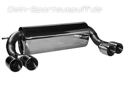 Bastuck Edelstahl Duplex Sportauspuff-Komplettanlage ab Kat BMW 3er F31 Touring 3.0l Turbo bis 2015 je 2x85mm rund doppelwandig gerade