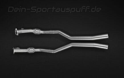 Capristo Edelstahl Vorschalldämpfer-Ersatzrohre Audi RS5 B9 Typ F5 (Mod. mit OPF)