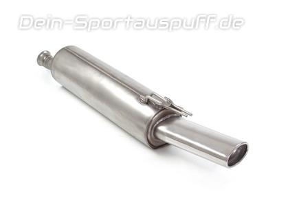Ragazzon Edelstahl Sportauspuff Alfa Romeo 155 115x70mm oval eingerollt gerade