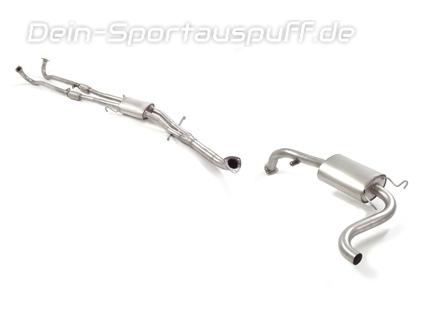 Ragazzon Edelstahl Sportauspuff-Komplettanlage ab Kat Alfa Romeo GTV6 Typ 116 2.5l 1x rund scharf