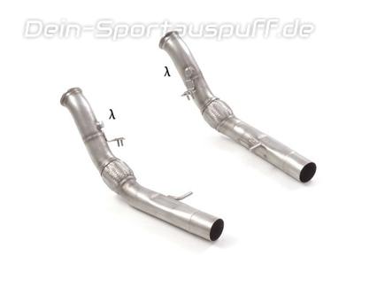 Ragazzon Edelstahl Downpipe inkl. Kat-Ersatzrohr Alfa Romeo Stelvio 2.9l Quadrifoglio bis 08/2018