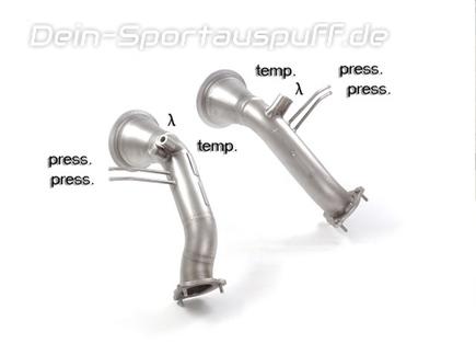 Ragazzon Edelstahl Downpipe mit Kat-Ersatzrohr Audi RS4 B9 ab Bj. 2019