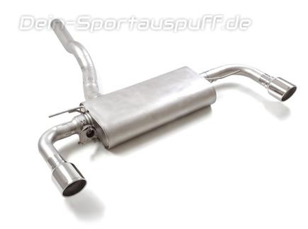 Ragazzon Edelstahl Duplex Sportauspuff BMW 1er F40 128ti je 102mm rund eingerollt abgeschrägt