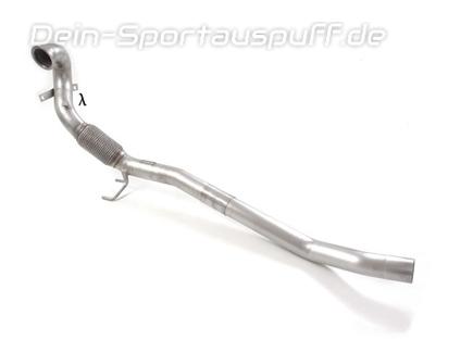 Ragazzon Edelstahl Ø76mm Downpipe mit Kat-Ersatzrohr inkl. Adapter Audi TTS 8S Quattro