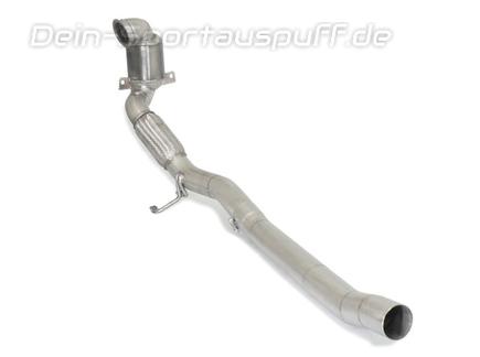 Ragazzon Edelstahl Downpipe mit 200-Zeller Sport-Kat Audi TT 8S 2.0l TFSI Quattro