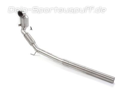 Ragazzon Edelstahl Downpipe mit 200-Zeller Sport-Kat Audi TT 8S 2.0l TFSI Frontantrieb