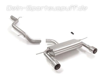 Ragazzon Edelstahl Duplex Racing-Komplettanlage ab Kat Audi TT 8S 2.0l TFSI Frontantrieb je 102mm rund eingerollt gerade