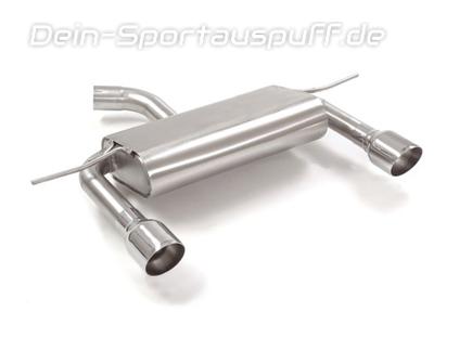 Ragazzon Edelstahl Duplex Sportauspuff Audi TT 8S 1.8l 2.0l TFSI Frontantrieb je 102mm rund eingerollt abgeschrägt