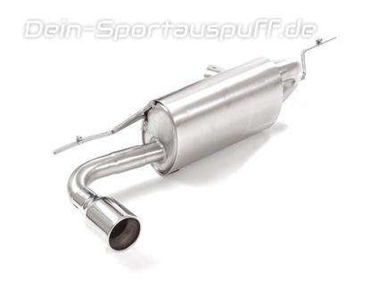 Ragazzon Edelstahl Sportauspuff BMW 1er F20 F21 116i 118i Facelift 1x90mm rund eingerollte gerade
