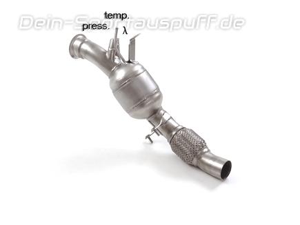 Ragazzon Edelstahl Sport-Kat und Partikelfilter-Ersatzrohr BMW 3er E90 Limo E91 Touring E92 Coupe 320d 130/135kW