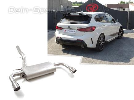 Ragazzon Edelstahl Duplex Sportauspuff BMW 1er F40 M135i (bis 10/2020) je 102mm rund eingerollt abgeschrägt