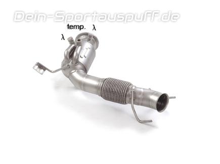 Ragazzon Edelstahl Downpipe inkl. 200-Zeller Sportkat und OPF-Ersatzrohr Mini F54 Clubman JCW ALL4 ab 11/2020