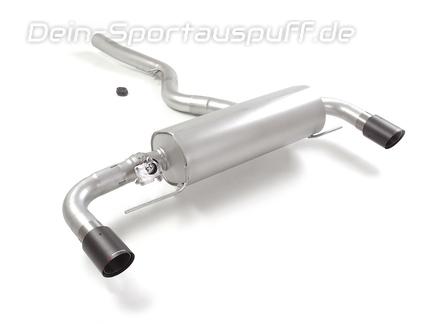 Ragazzon Edelstahl Duplex Sportauspuff inkl. Klappensteuerung BMW 3er 330i G20 G21 je 90mm rund scharfkantig abgeschrägt aus Carbon