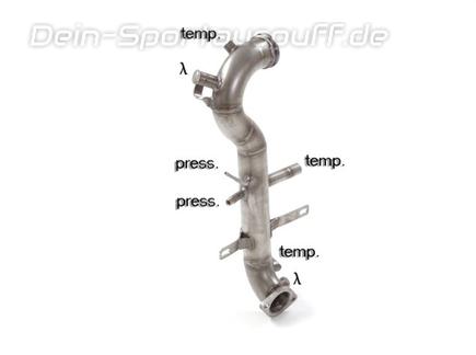Ragazzon Edelstahl Downpipe mit Kat-Ersatzrohr inkl. Partikelfilter-Ersatz Jeep Renegade 2.0l M-Jet