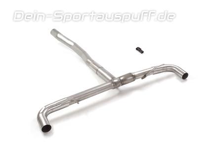 Ragazzon Edelstahl Duplex Endschalldämpfer-Ersatzrohr Mercedes A-Klasse W177 A250 für 51l Tank für A35 AMG Heckstoßstange