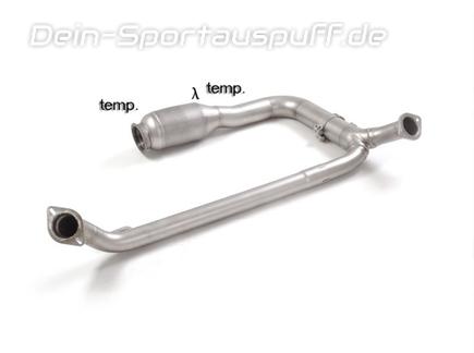 Ragazzon Edelstahl 200-Zeller Sport-Kat inkl. OPF-Ersatz Porsche 718 Cayman Typ 982 2.0l Turbo
