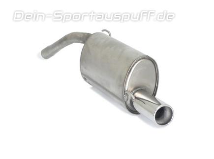 Ragazzon Edelstahl Sportauspuff Renault R5 1.4l GT Turbo 80mm rund eingerollt gerade