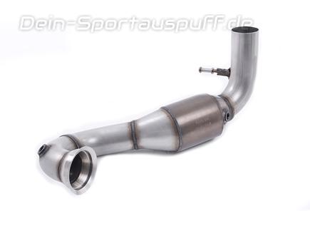 Milltek Edelstahl Ø76mm Downnpipe mit Sport-Kat Mercedes CLA45 AMG C117