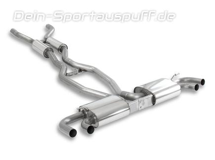 Milltek Edelstahl Duplex Sportauspuff-Komplettanlage ab Kat Porsche Cayenne 2 4.8l Turbo Typ 958 für originale Endrohre