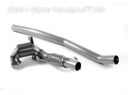 Milltek Edelstahl Downpipe mit 200-Zeller Sport-Kat Skoda Octavia 5E RS