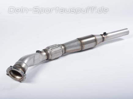 Milltek Edelstahl Ø76mm Downpipe mit Sport-Kat VW Bora 1.8T