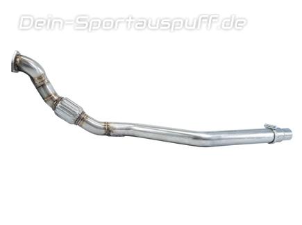 Bull-X Edelstahl Ø76mm untere Downpipe mit Vorschalldämpfer-Ersatzrohren Audi A5 B9 2.0l TFSI inkl. quattro Typ F5