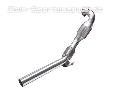 Bull-X Edelstahl Ø70mm-Downpipe mit 200-Zellen Sport-Kat Skoda Octavia 5E 1.2l 1.4l TSI inkl. Combi