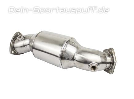 Bull-X Edelstahl Ø76mm-Downpipe mit 200-Zellen Sport-Kat Skoda Superb 3U 1.8l T