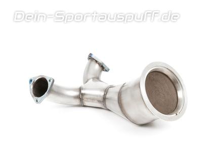 Milltek Edelstahl Downpipe mit 200-Zeller Sport-Kat Audi S4 B9 Typ 8W 2017-2018