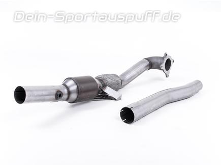 Milltek Edelstahl Ø76mm Downpipe mit Sport-Kat Audi TT 2.0l TFSI Typ 8J