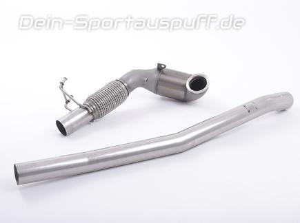 Milltek Edelstahl Ø76mm Downpipe mit Sport-Kat Audi TT 2.0l TFSI quattro Typ 8S