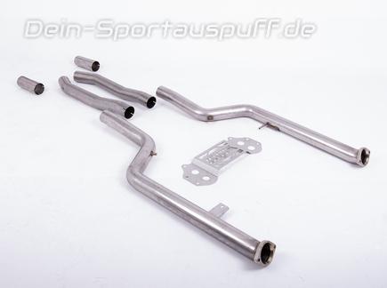 Milltek Edelstahl Ø76mm Vorschalldämpfer-Ersatzrohr inkl. OPF-Ersatzrohr BMW M3 G80