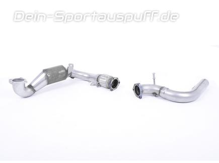 Milltek Edelstahl Downpipe mit Sport-Kat Ford Fiesta MK7 1.0l EcoBoost Typ JA8 für Milltek Anlagen