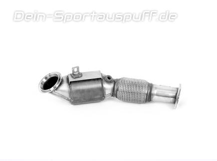 Milltek Edelstahl Ø80mm Downpipe mit Sport-Kat Ford Puma ST