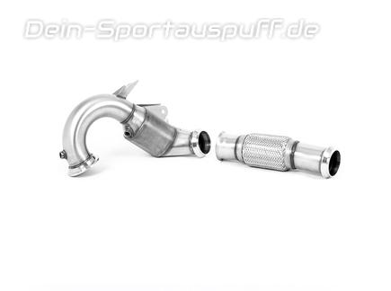 Milltek Edelstahl Ø80mm Downpipe mit Sport-Kat inkl. OPF-Ersatzrohr Mercedes CLA45 AMG C118/X118