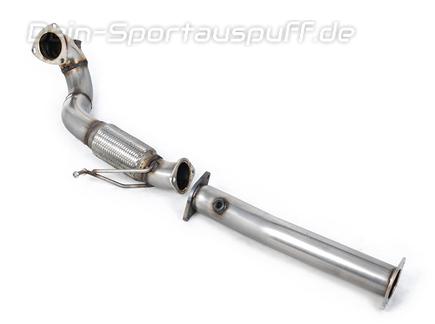 Milltek Edelstahl Ø76mm Downpipe mit Kat-Ersatzrohr Seat Leon Cupra R Typ 1M
