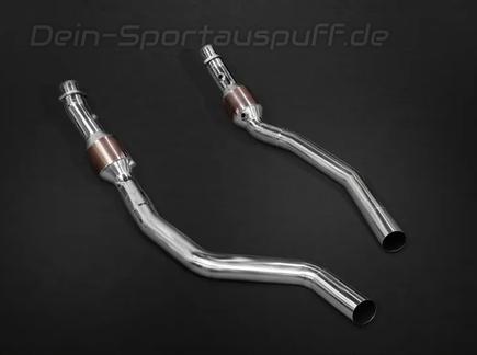 Capristo Edelstahl 250-Zeller Sport-Kats Mercedes GLE500 W166, C292 für Serienanlage