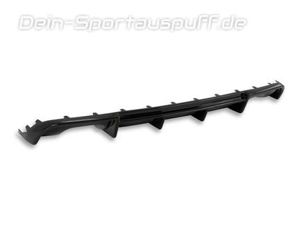 Rieger Heckeinsatz ABS/schwarz glänzend für Doppelendrohr links/rechts Audi A3 8V Vor-Facelift inkl. Sportback S-Line