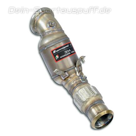 Supersprint Edelstahl Downpipe mit Sport-Kat BMW 5er G30/G31 520i Supersprint Edelstahl Downpipe mit Sport-Kat BMW 5er G30/G31 520i