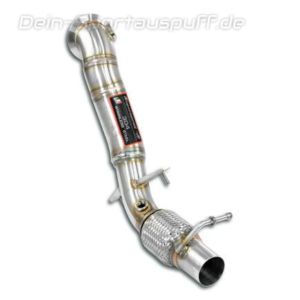 Supersprint Edelstahl Downpipe mit Kat-Ersatz BMW 1er F20/F21 114i-120i