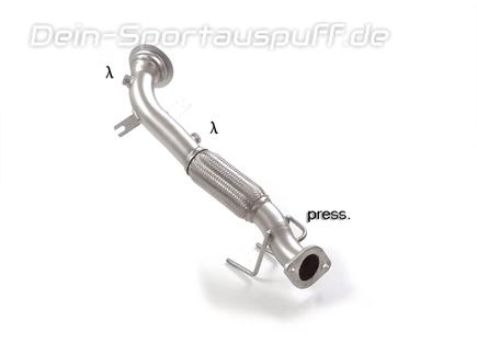 Ragazzon Edelstahl Downpipe mit Kat-Ersatzrohr Ford Focus 4 1.5 EcoBoost