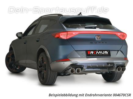 Remus Edelstahl Duplex Sportauspuff-Komplettanlage ab OPF Cupra Formentor 1.4l VZ e-Hybrid inkl. Endrohrsatz nach Wahl