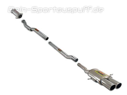 Supersprint Edelstahl Racing-Komplettanlage ab Kat Mini R56 R57 Cooper S inkl. JCW