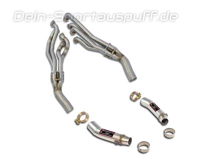 Supersprint Edelstahl Fächerkrümmer für Serien-Kat BMW 5er E39 M5