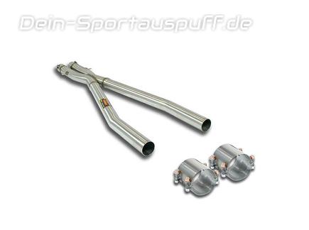 Supersprint Edelstahl Vorschalldämpfer-Ersatzrohr mit X-Pipe für Serien-Endschalldämpfer BMW E39 M5 Supersprint Edelstahl Vorschalldämpfer-Ersatzrohr mit X-Pipe für Serien-Endschalldämpfer BMW E39 M5